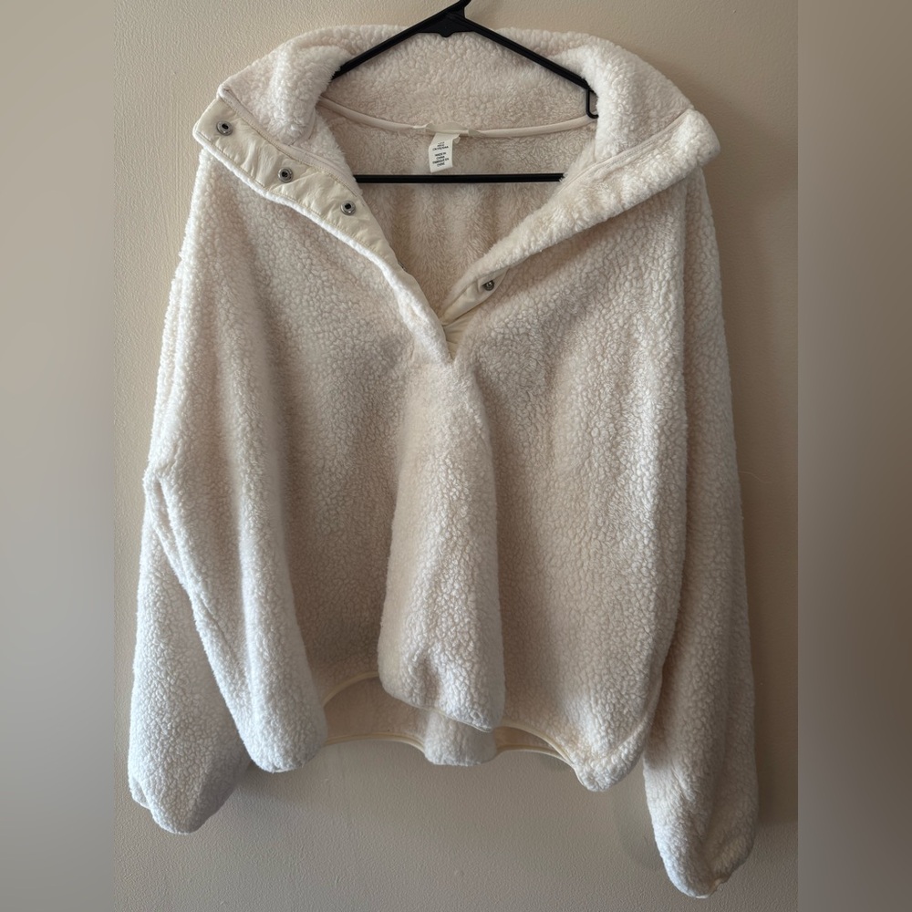 H&M Cream Teddy Jacket